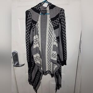 Mia Maddison Waterfall Open Front Cardigan‎ Sweater Women's Size 2X